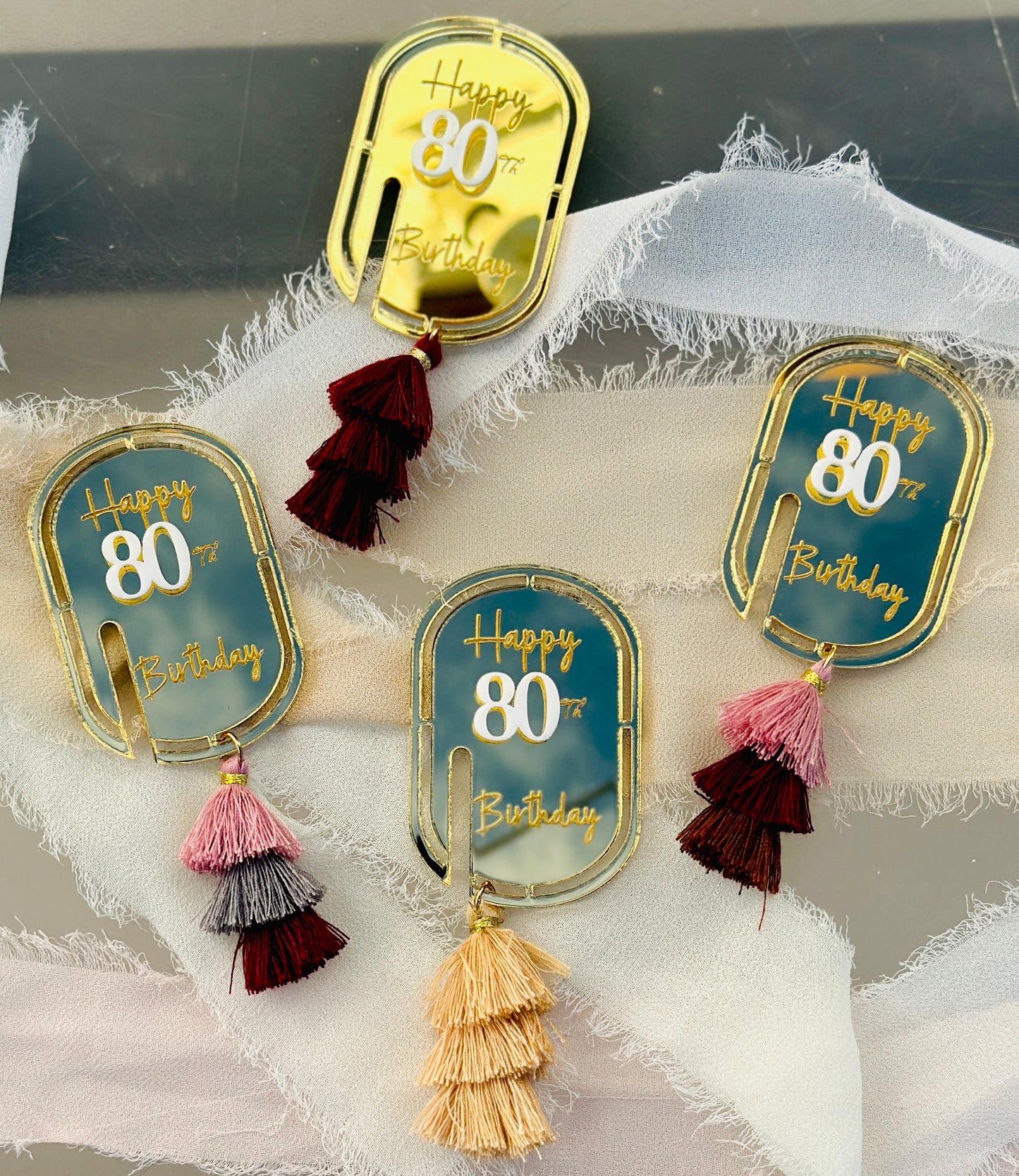 Deluxe Wine Glass Charm (Extra pieces)