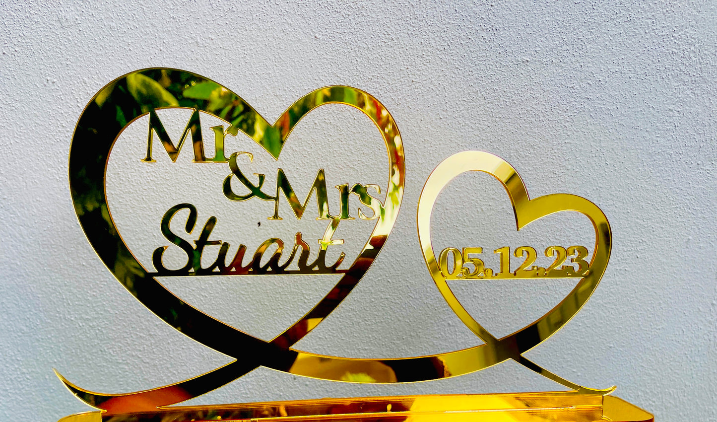 Wedding Heart Table Sign