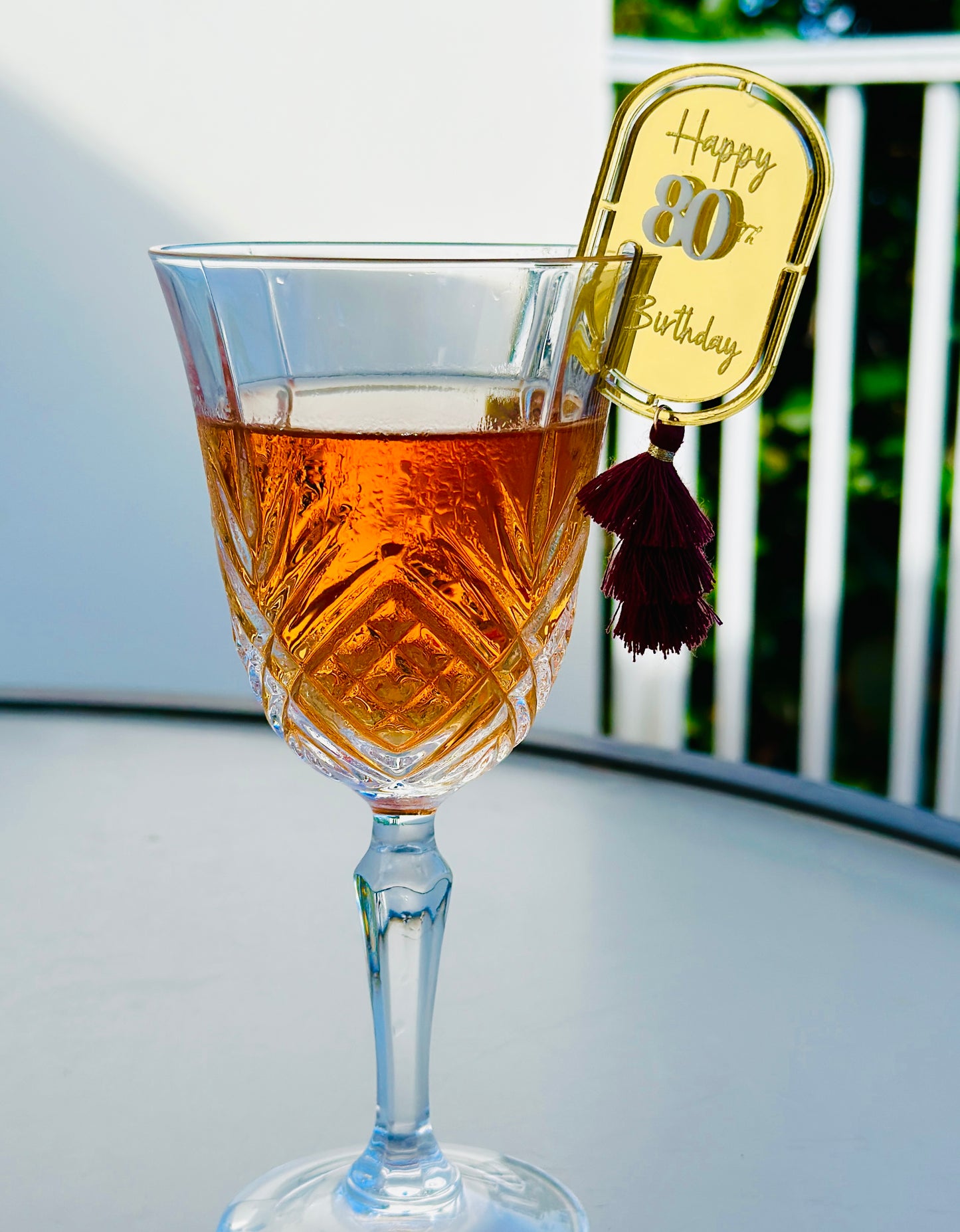 Deluxe Wine Glass Charm (Extra pieces)