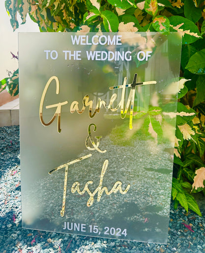 Rectangular/ Circle Wedding Event Signs