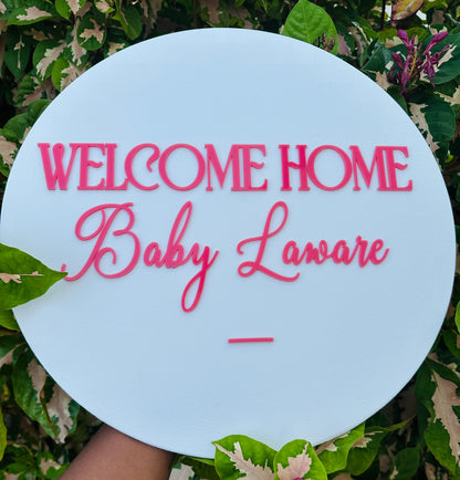 Rectangular/ Circle Wedding Event Signs