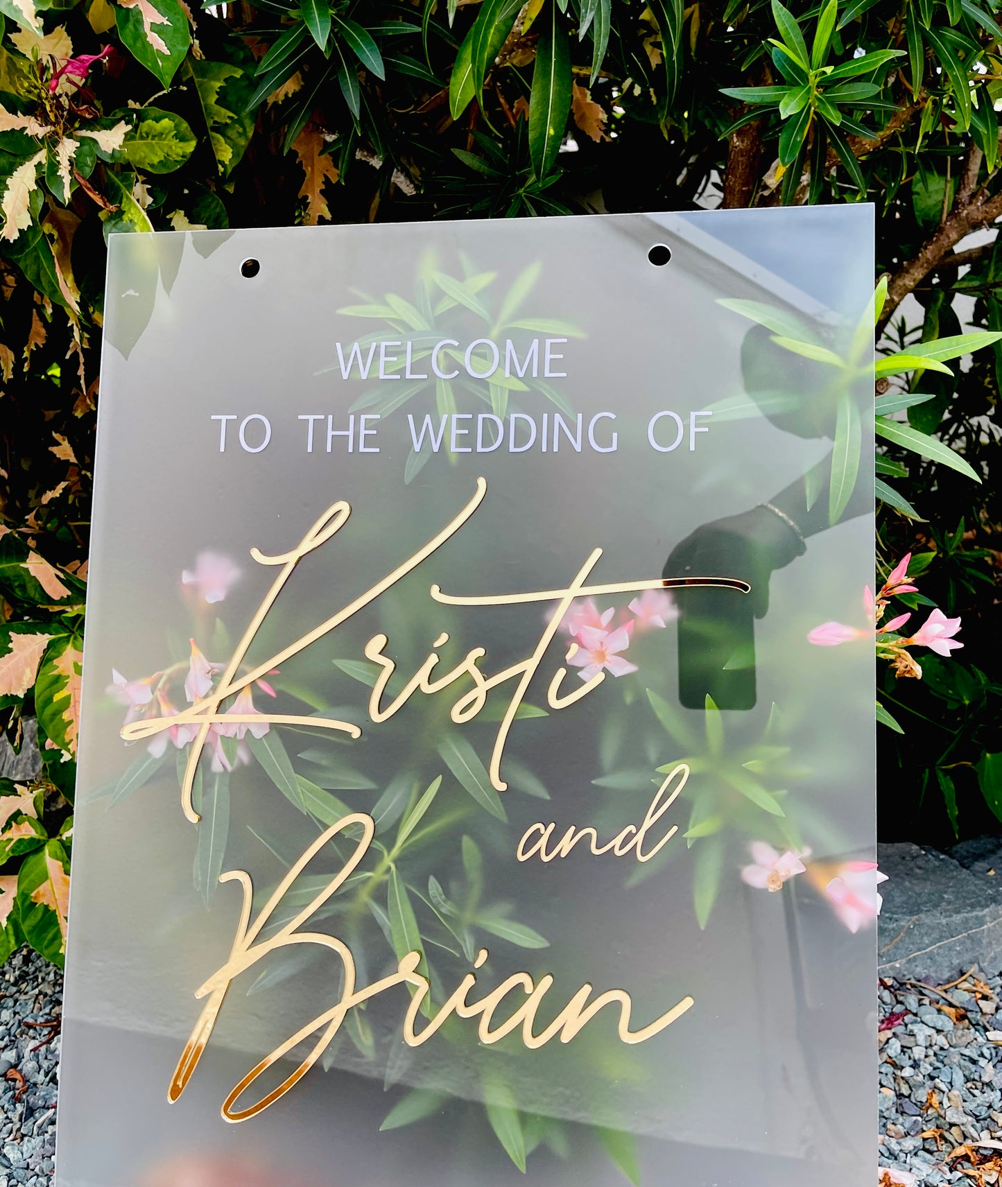 Rectangular/ Circle Wedding Event Signs