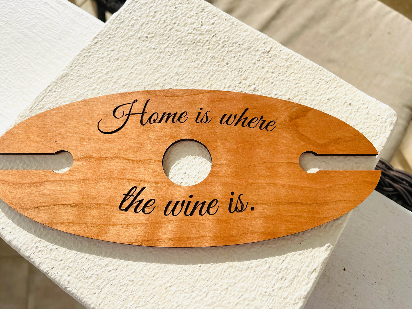 Wine glass and Bottle Caddy