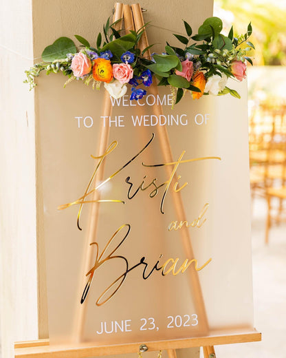 Rectangular/ Circle Wedding Event Signs