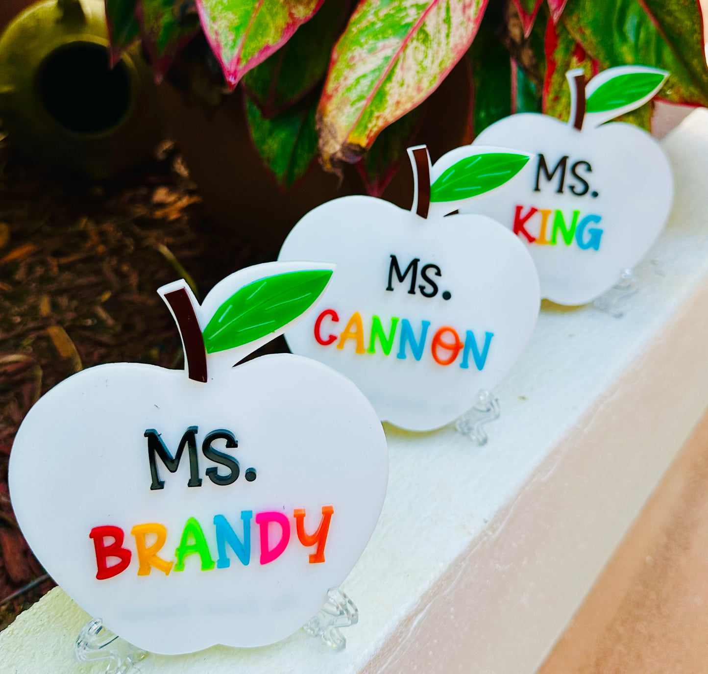 Teacher Apple Desk Stand