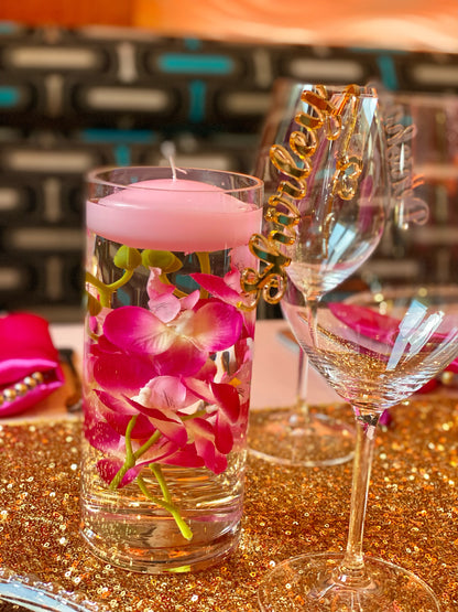 Deluxe Wine Glass Charm (Extra pieces)