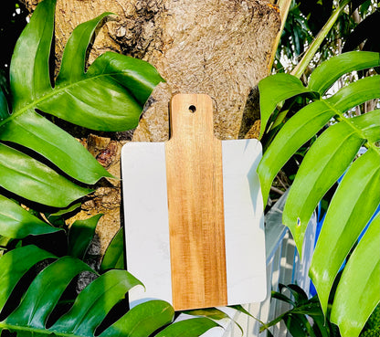 Acopa Marble & Acacia Wood Servin/Charcuterie Board