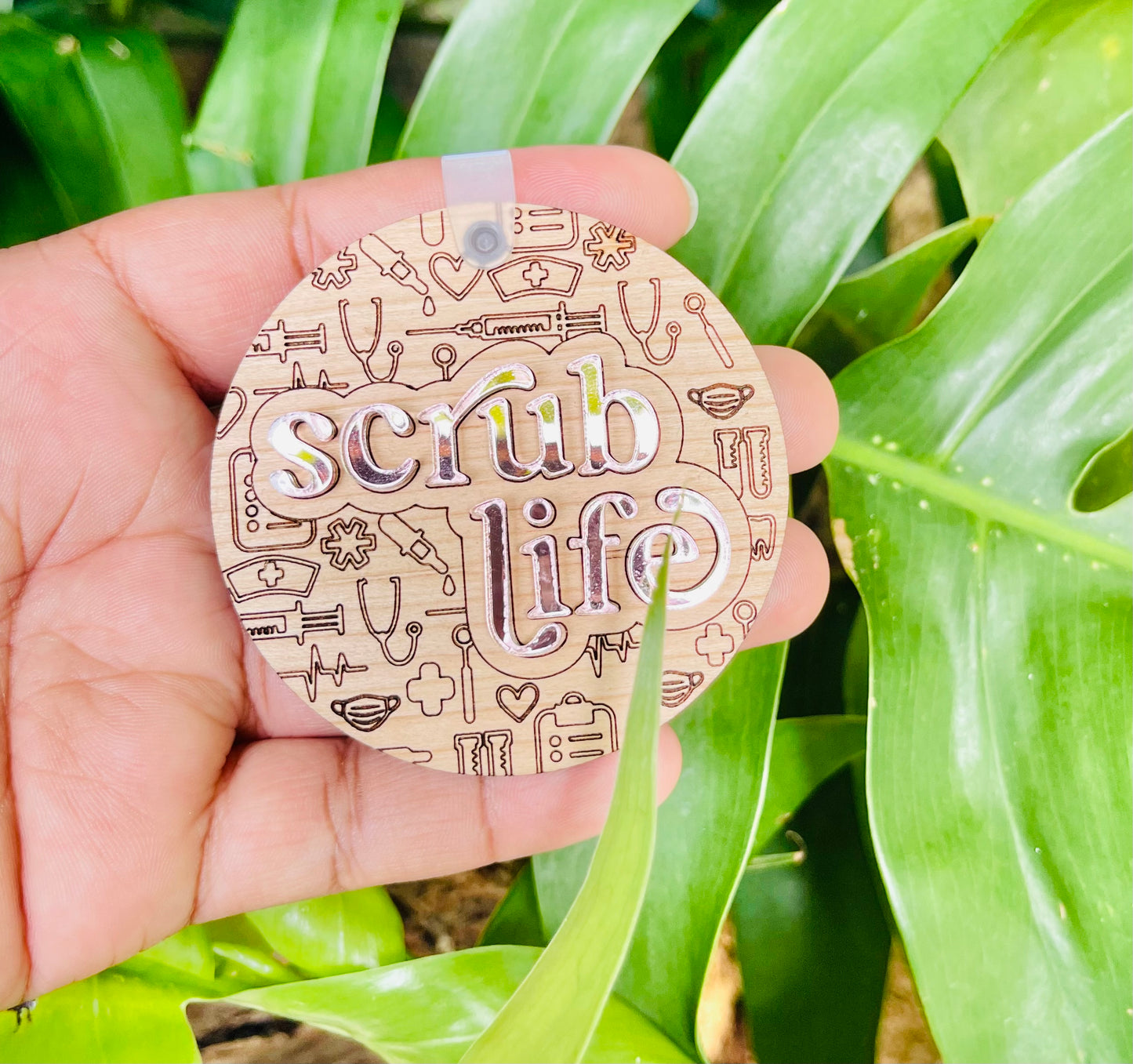Scrub Life Key Charm