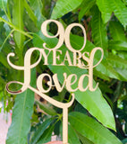 Custom Cake Topper (1 layer)