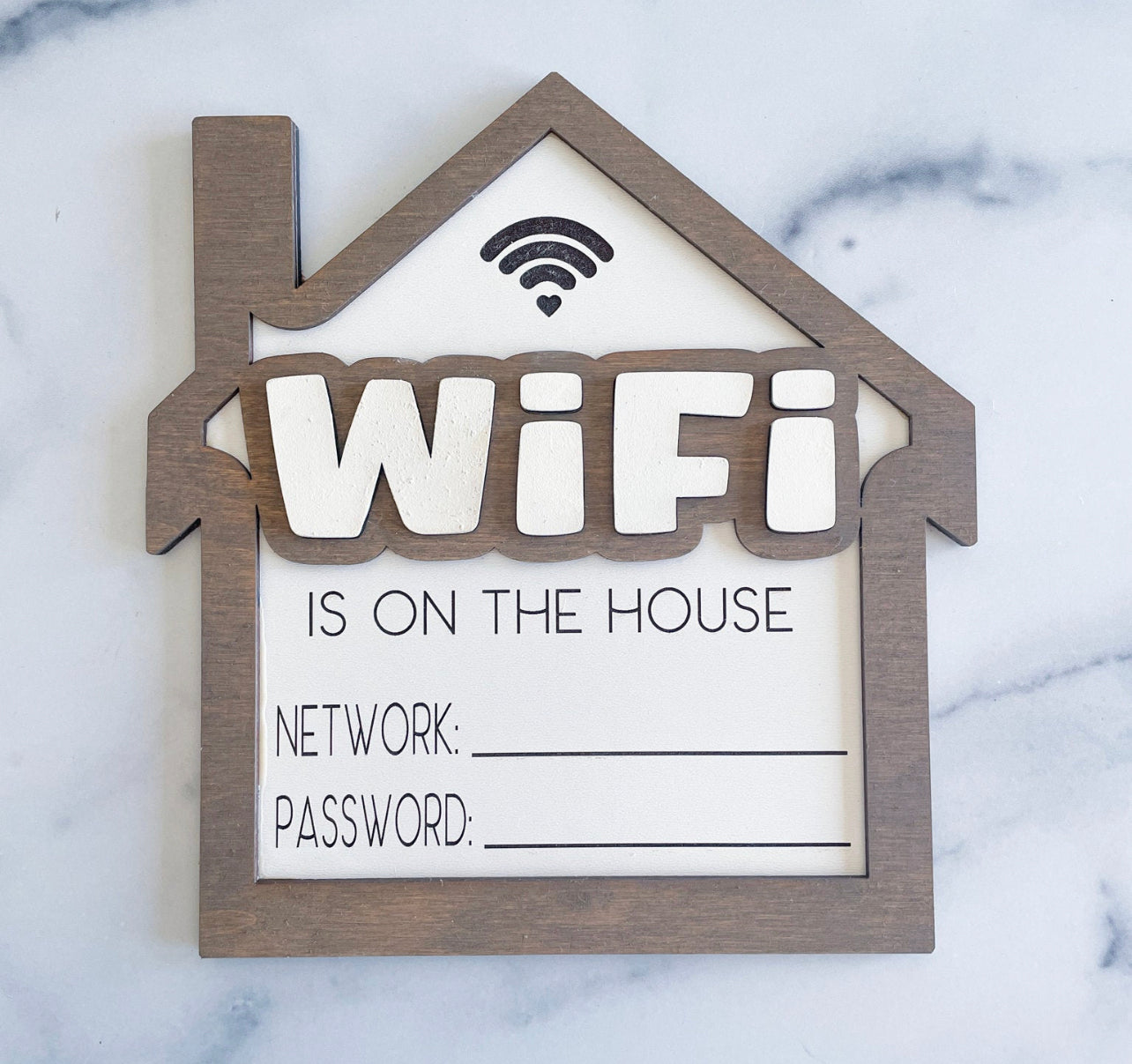 Wifi Is On the House Sign