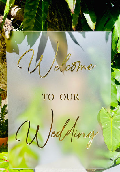 Rectangular/ Circle Wedding Event Signs