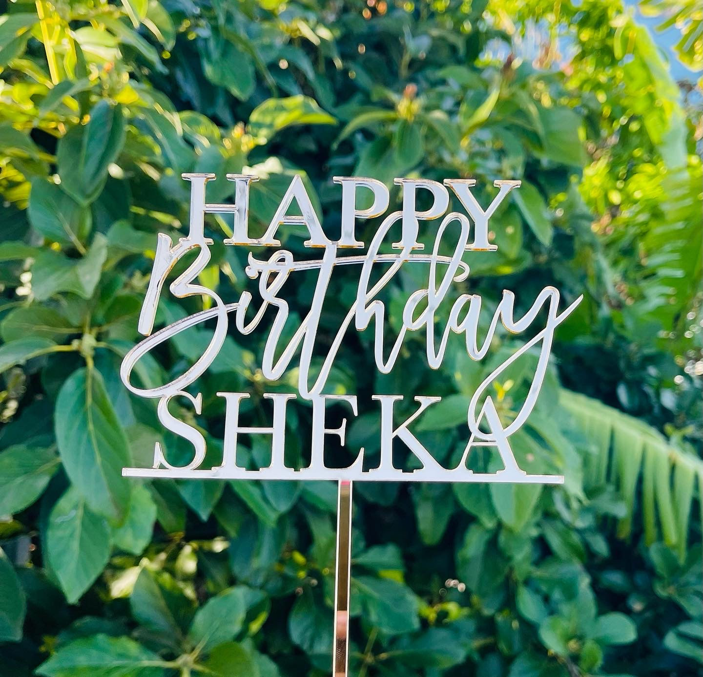 Custom Cake Topper (1 layer)