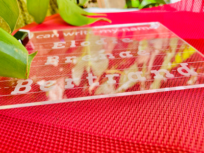 Acrylic Learning Boards!!