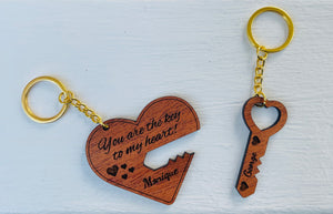 Couples Key Chain “You are the key to my heart”