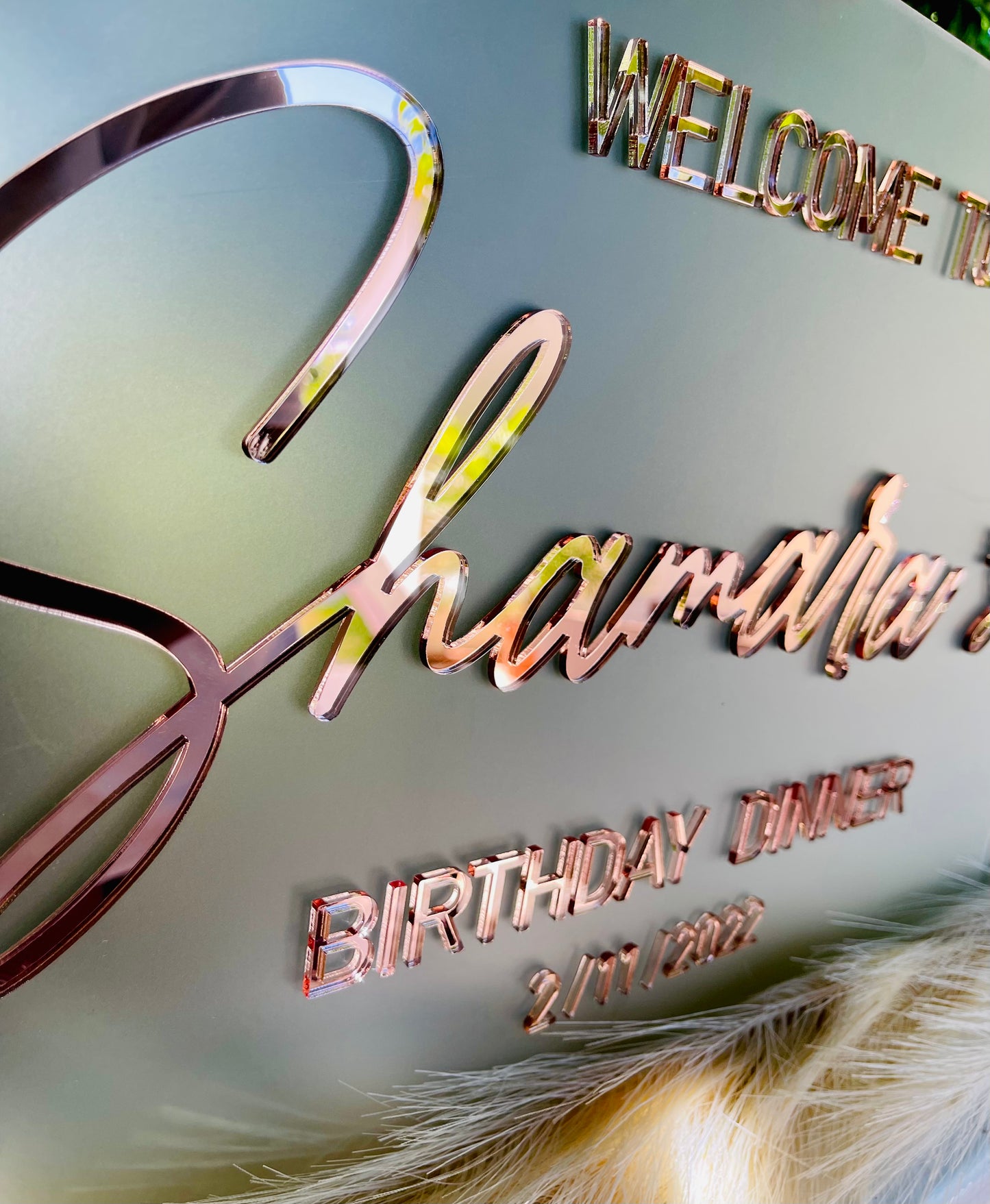 Rectangular/ Circle Wedding Event Signs