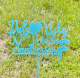 Custom Cake Topper (1 layer)