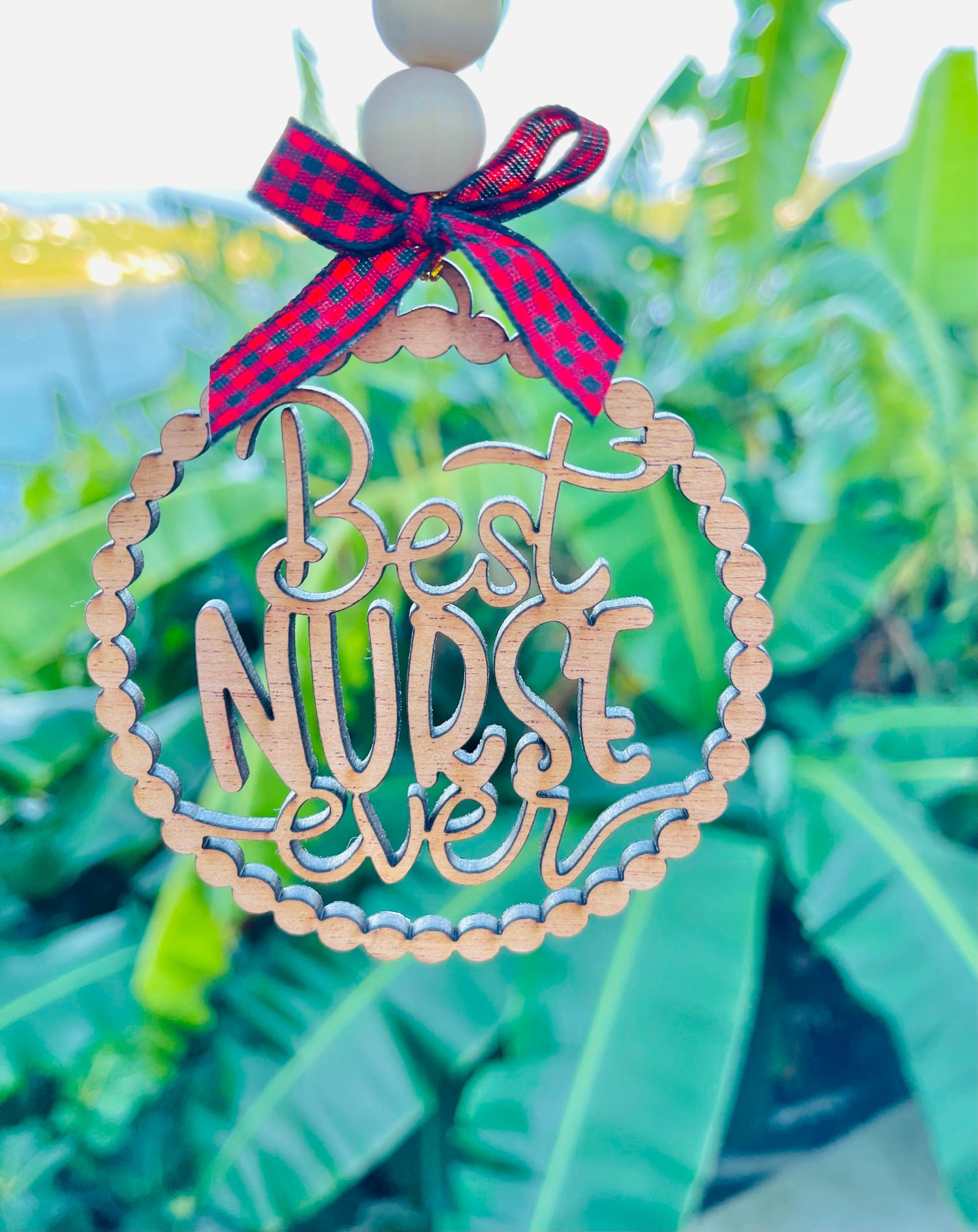 “Best Nurse Ever” XMAS Ornament