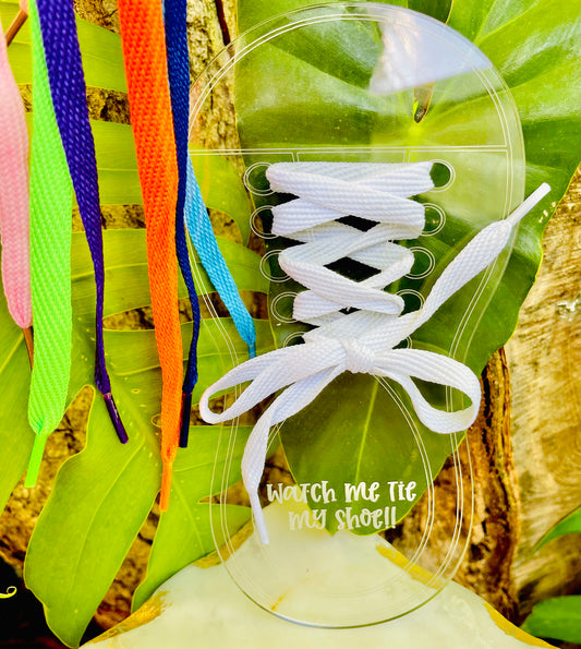 Watch Me Tie My Shoes Learning Tool !!