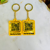 QR CODE Keychain !!