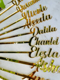 Custom Name Stirrers