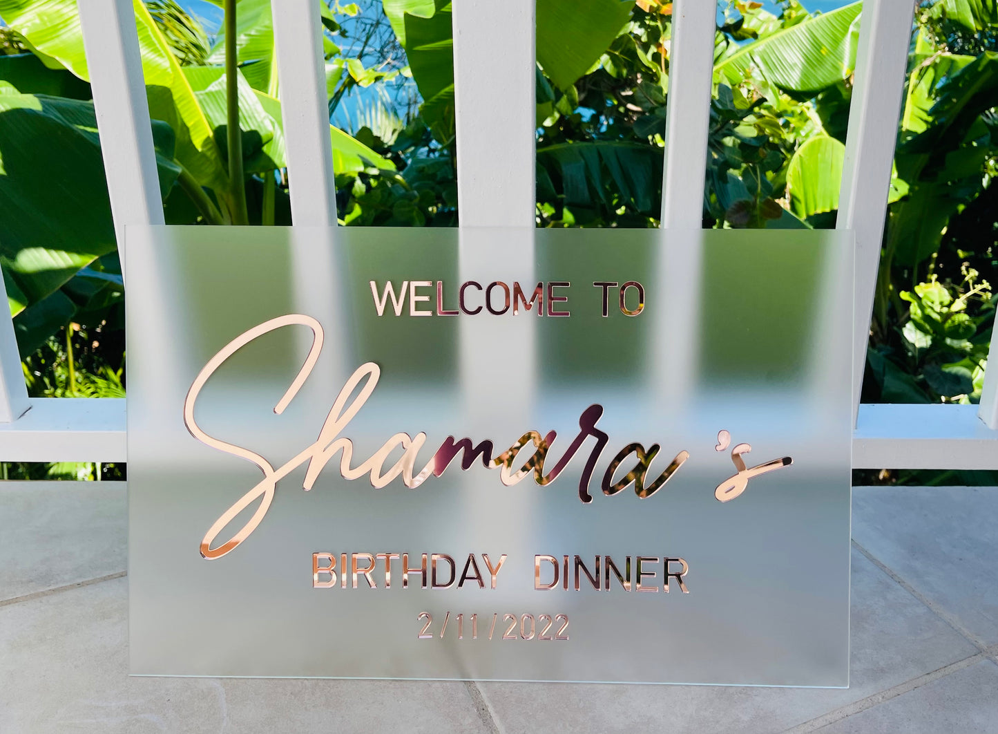 Rectangular/ Circle Wedding Event Signs