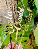 Custom Name Stirrers