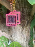 QR CODE Keychain !!