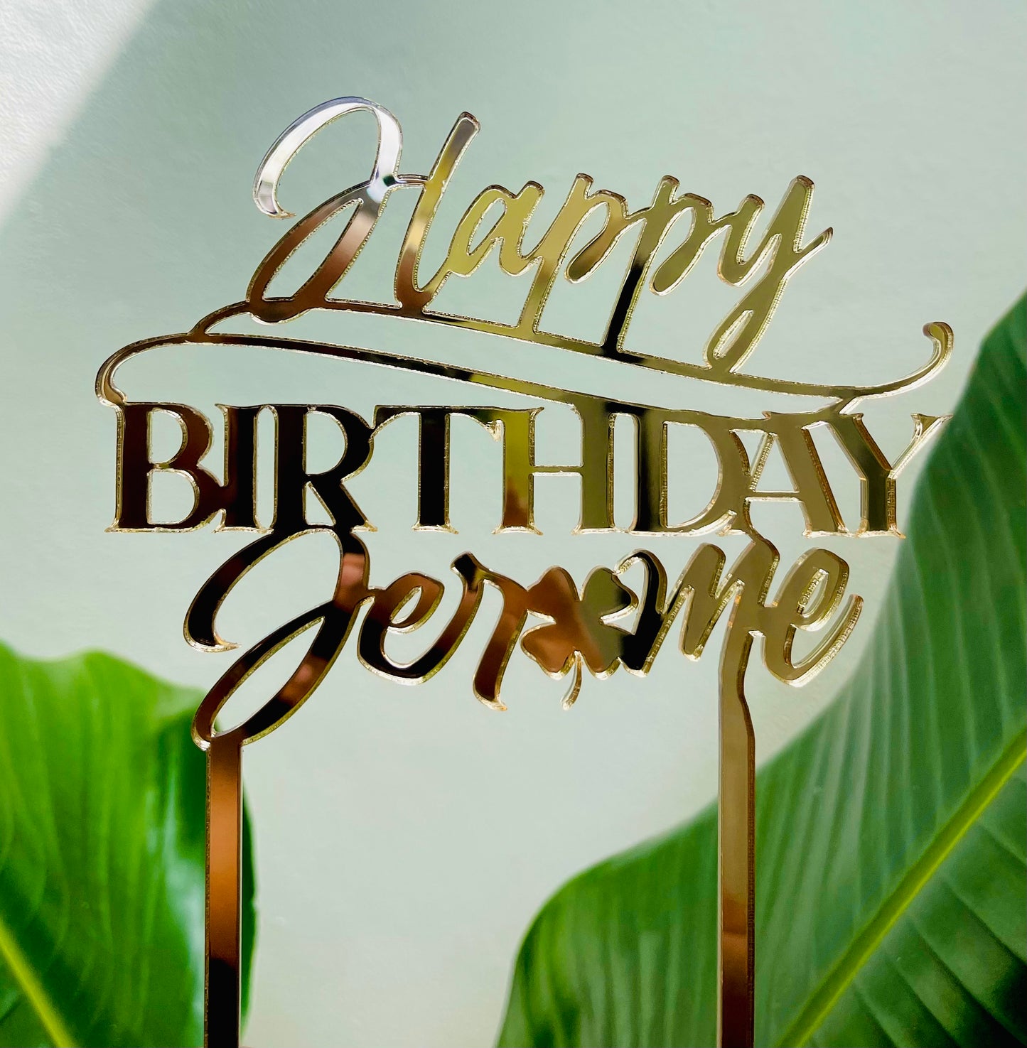 Custom Cake Topper (1 layer)