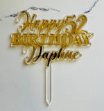 2 Layer Cake Topper