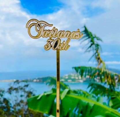 Custom Name Stirrers