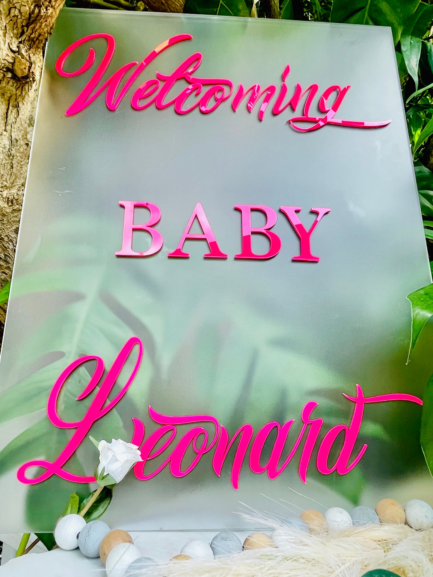 Rectangular/ Circle Wedding Event Signs