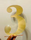 Large Number Sign W/Stand