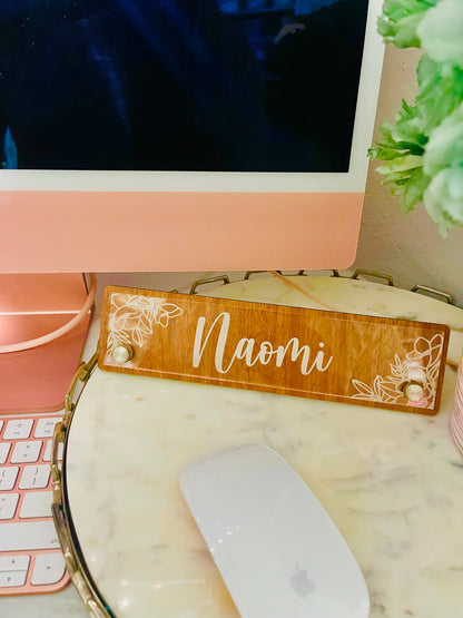 Desk Name Plate