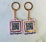 QR CODE Keychain !!