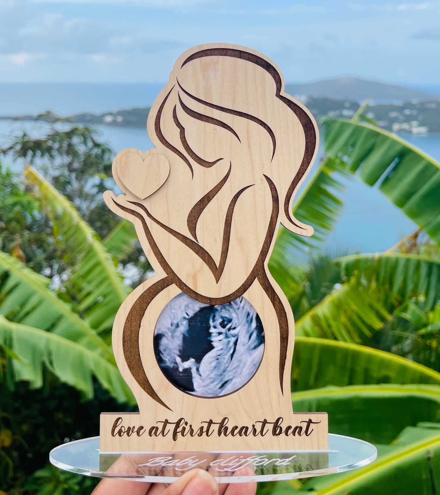 Ultrasound Sonogram Frame Pregnancy Gender Reveal