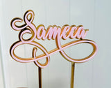 2 Layer Cake Topper