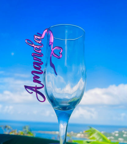 Deluxe Wine Glass Charm (Extra pieces)