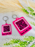 QR CODE Keychain !!