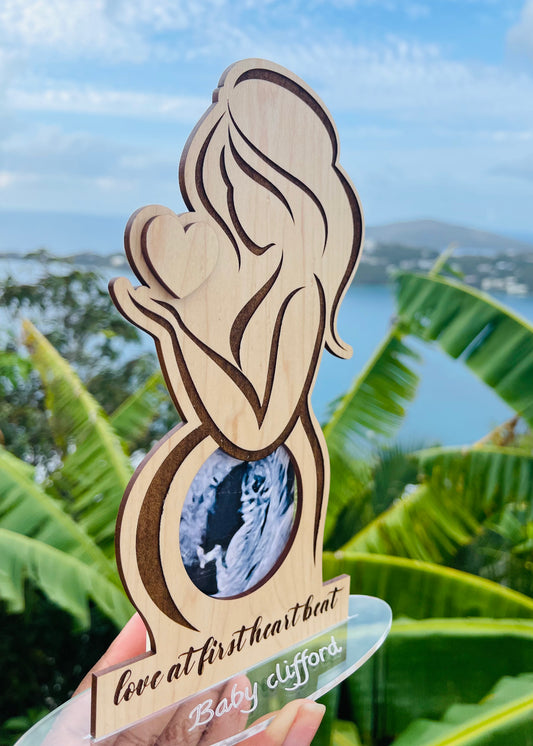 Ultrasound Sonogram Frame Pregnancy Gender Reveal