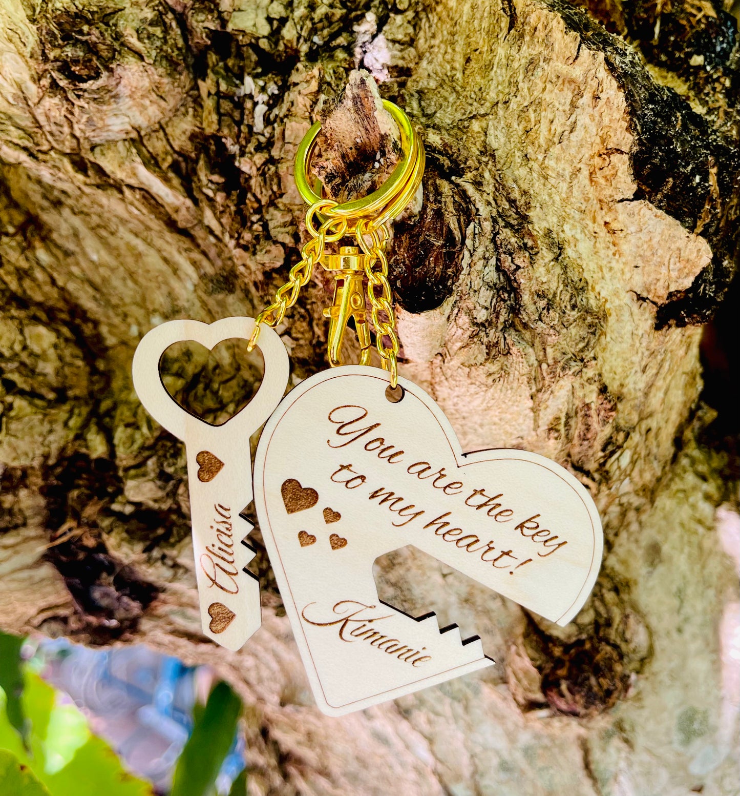 Couples Key Chain “You are the key to my heart”