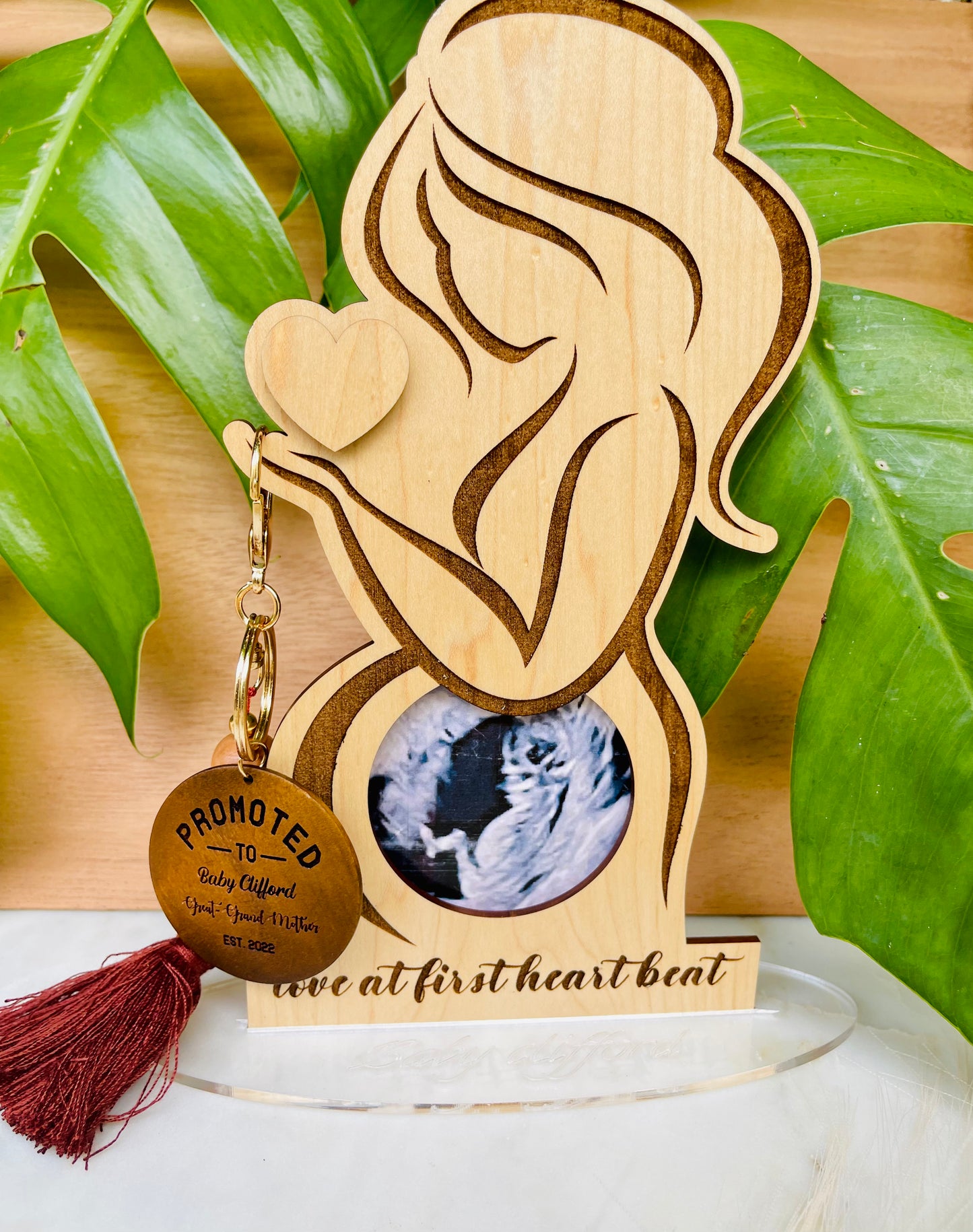 Ultrasound Sonogram Frame Pregnancy Gender Reveal