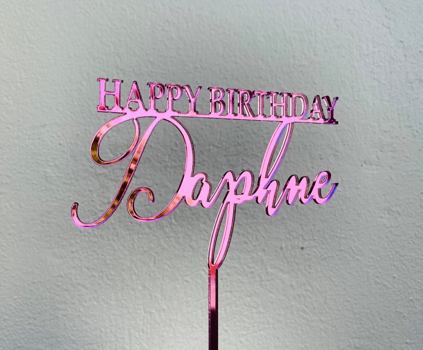 Custom Cake Topper (1 layer)