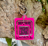 QR CODE Keychain !!